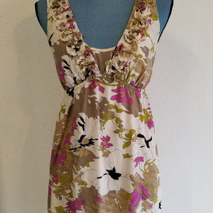 Ann Taylor Loft Sleeveless Silk/Cotton Dress